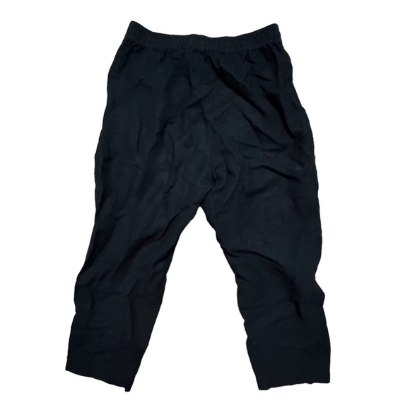 Madewell Black Linen Wide Leg Pants - Picture 5 of 7